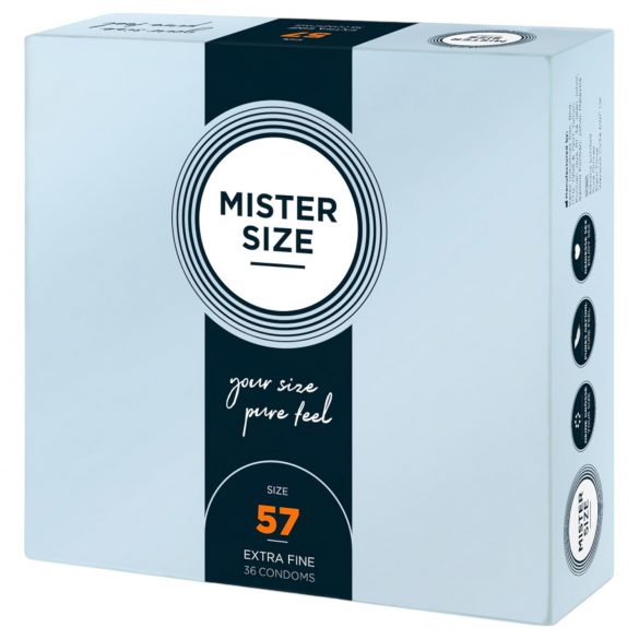 Mister Size tynd kondom - 57mm (36 stk)