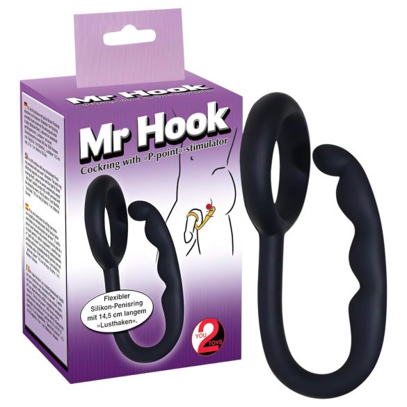 You2Toys - Pleasure Loop Cock Ring - Black 