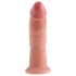 King Cock 9 - Naturtro dildo med sugekop (23cm)