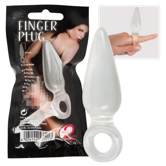 You2Toys - Finger Plug - gennemsigtig analfingerplug