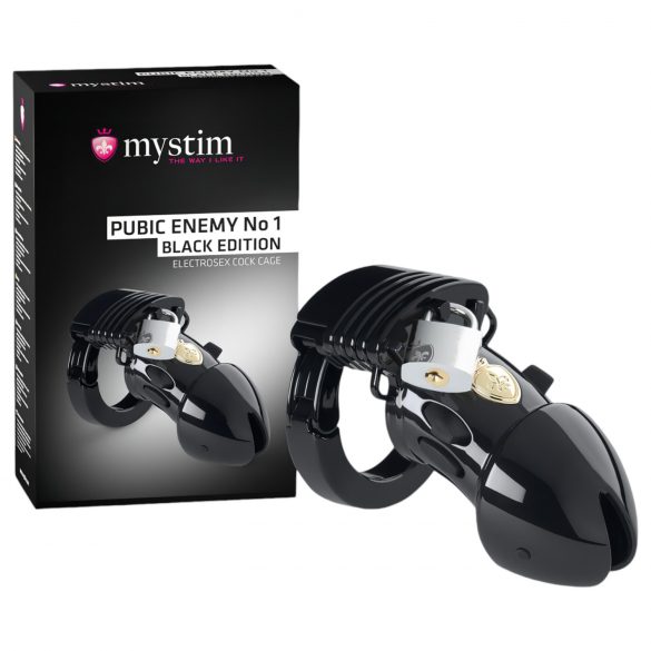 mystim Black Edition PUBIC ENEMY No 1 - elektro penisklæde