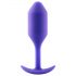 b-vibe Snug Plug 2 - dobbelt anal plug (114g) - lilla