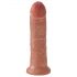 King Cock 20 cm dildo - mørk naturlig