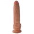 King Cock 9 ægte dildo (23 cm) - brun