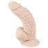 Nature Skin - realistisk dildo med sugekop - naturlig (lille)