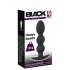 Black Velvet Heavy - 145g anal plug med kugler (sort)