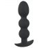 Black Velvet Heavy - 145g anal plug med kugler (sort)