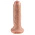 King Cock 6 - naturtro dildo (15 cm) - naturlig