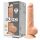 Silexd 9,5 - sugekopdildo - 24cm (naturlig)