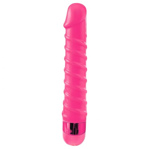 Classix Candy Twirl - Sexet Spiral Dildo Vibrator (pink)