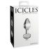 Icicles No. 44 - konisk, gennemsigtig glas anal plug