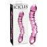 Icicles No. 55 - Dobbeltsidet G-punkt glasdildo (pink)