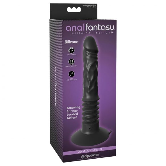 Analfantasy Ass - Genopladelig analvibrator (sort)