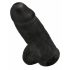 King Cock 9 Chubby sugedildo - Sort, 23 cm