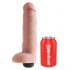 King Cock 10 - Sprøjtende dildo 25 cm - Naturtro