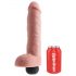 King Cock 11 - Livagtig sprøjtende dildo (28cm) - natur