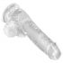 King Cock Clear 6 - Sugekopping, realistisk dildo (15 cm)