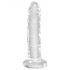 King Cock Clear 6 - sugekop dildo (15 cm)