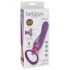 Fantasy - genopladelig 3i1 vibrator (lilla)