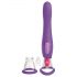 Fantasy - genopladelig 3i1 vibrator (lilla)