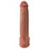 King Cock 15 - kæmpe dildo (38cm) - mørk natur