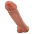 King Cock 15 - kæmpe dildo (38cm) - mørk natur