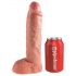 King Cock 25cm hulstrøm dildo - kraftfuld nydelse