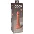 King Cock Elite 6 - naturtro dildo med sugekop (15 cm)