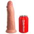 King Cock Elite 8 - Naturtro dildo, sugefod, 20 cm