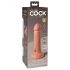 King Cock Elite 6 - sugekop, realistisk vibrator (15cm) - naturlig