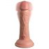 King Cock Elite 6 - sugekop, realistisk vibrator (15cm) - naturlig