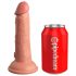 King Cock Elite 6 - livagtig dildo 15cm (mørk natur)