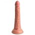 King Cock Elite 7 - sugevibrator 18cm, naturfarve, radiofjernbetjent