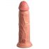 King Cock Elite 8 - naturtro vibrator med sugekop, 20 cm