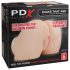 PDX Elite - Vibrerende 2i1 masturbator (naturlig)