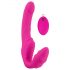 Strepless Strap-On - pink vibrationsoplevelse