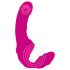 Strepless Strap-On - pink vibrationsoplevelse