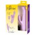 SMILE Thrusting - roterende vibrator med klitorisstimulator (lilla)