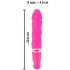 SMILE Soft - genopladelig, opvarmende vibrator (pink)