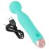 Cuties Mini Wand - genopladelig, vandtæt massagevibrator (grøn)