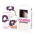 Couples Choice - opladelig, dobbeltmotor penisring (lilla)