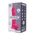 Silexd 8 - Shapeable Suction Cup Dildo Vibrator - 20cm (Pink) 