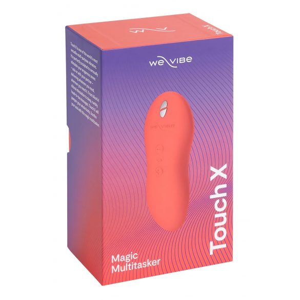 We-Vibe Touch X - genopladelig, vandtæt klitorisstimulator (koraller)