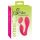 SMILE Trusse - genopladelig 2i1 radiovibrator (pink)