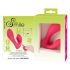 SMILE Trusse - genopladelig 2i1 radiovibrator (pink)