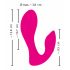 SMILE Trusse - genopladelig 2i1 radiovibrator (pink)