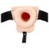 You2Toys Strap-on - Opladelig og justerbar vibrator (naturlig)