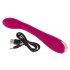 SMILE G-point - genopladelig riflet G-punktsvibrator (lilla)