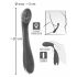 SMILE G-point - genopladelig riflet G-punktsvibrator (lilla)