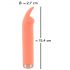 You2Toys Peachy! Mini Kanin - klitorisvibrator (fersken)